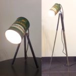 lamp olieblik uitschuifbaar tot H130 cm    €147