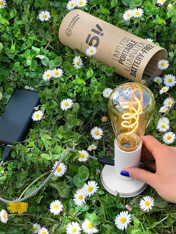 Draagbare SI! 5 volt lamp in geschenkverpakking - kleur WIT - Afbeelding 5