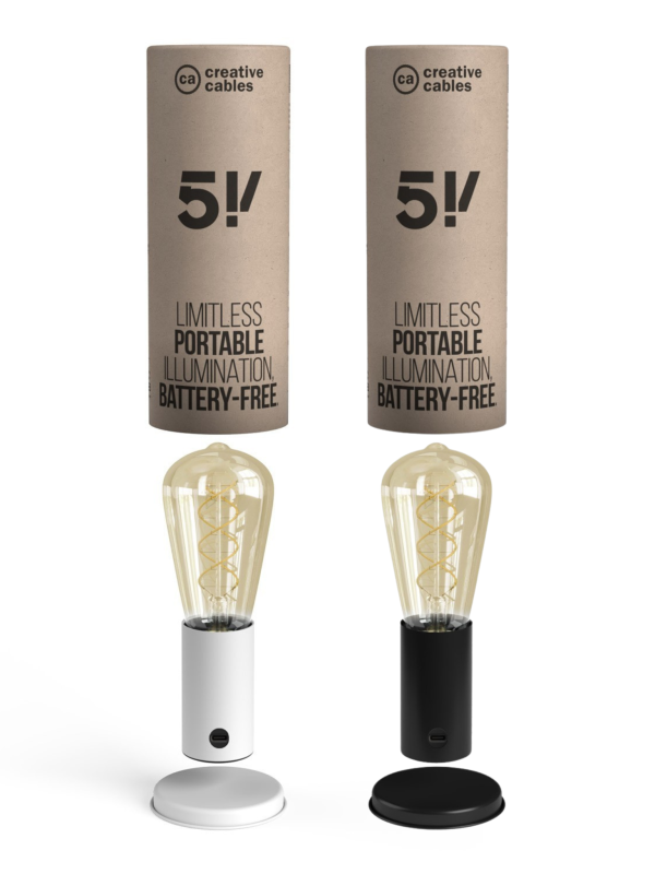 Draagbare SI! 5 volt lamp in geschenkverpakking - kleur WIT - Afbeelding 3