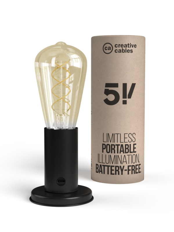 Draagbare SI! 5 volt lamp in geschenkverpakking - kleur WIT - Afbeelding 4